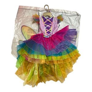 Rainbow Unicorn - Member's Mark Girl's Unicorn Costume With Wings and Head Acces
